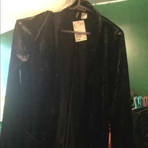H&M Velvet Blazer